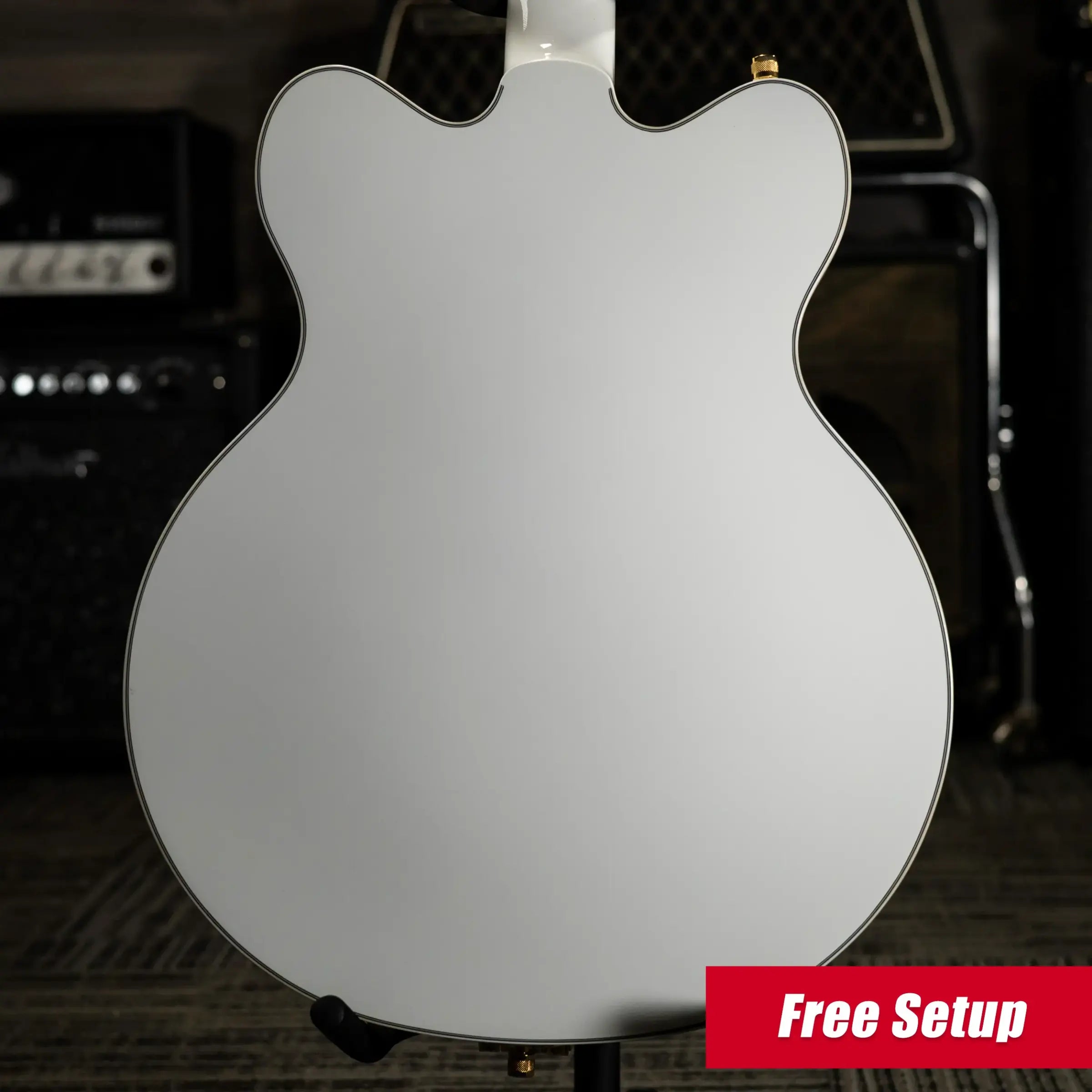 Gretsch G5422TG Electromatic Classic Hollow Body with Bigsby Electric Guitar - Snowcrest White