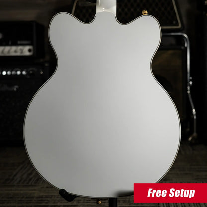Gretsch G5422TG Electromatic Classic Hollow Body with Bigsby Electric Guitar - Snowcrest White