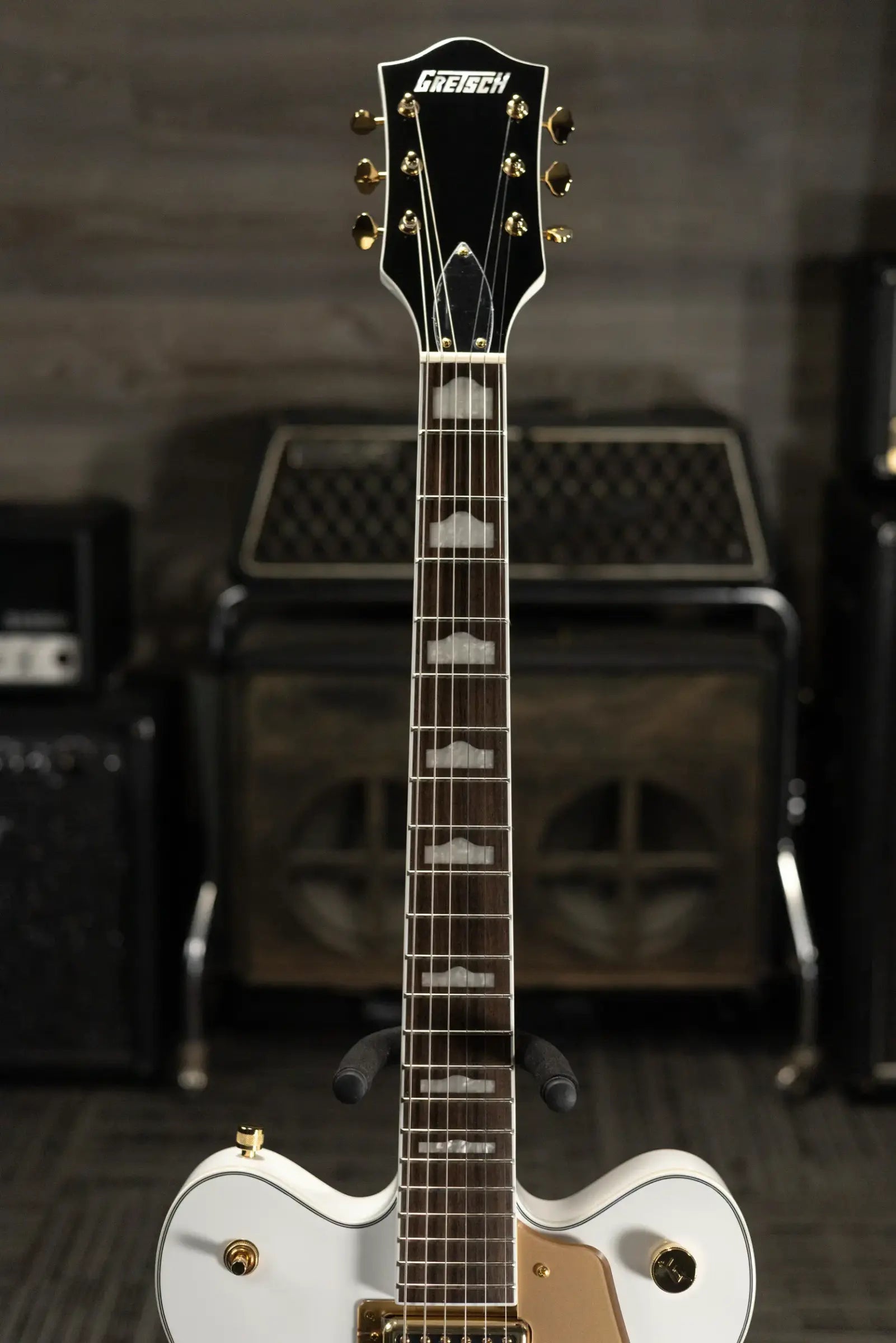 Gretsch G5422TG Electromatic Classic Hollow Body with Bigsby Electric Guitar - Snowcrest White