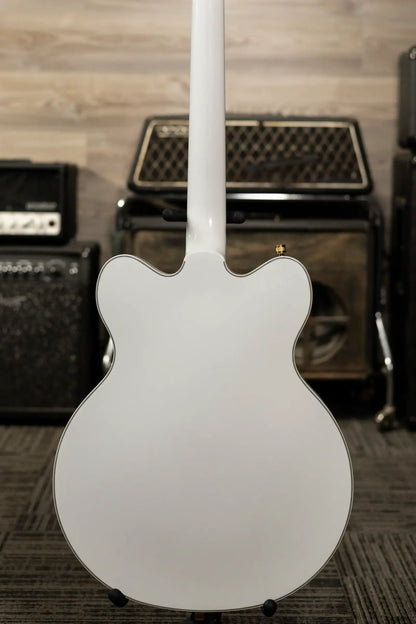 Gretsch G5422TG Electromatic Classic Hollow Body with Bigsby Electric Guitar - Snowcrest White