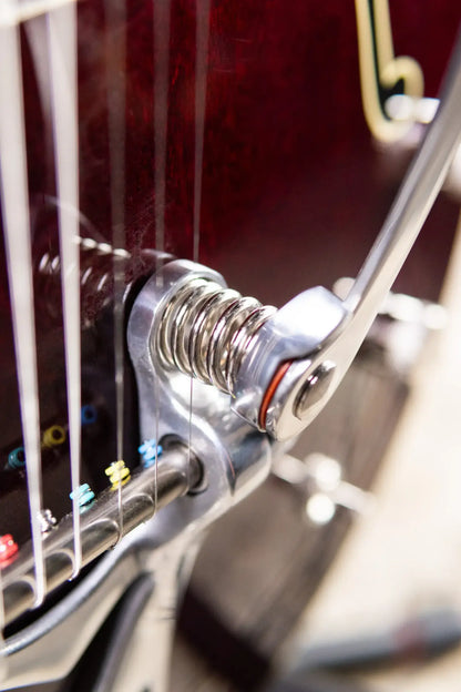 Gretsch G6119T-62 Vintage Select Edition '62 Tennessean Hollow Body with Bigsby Electric Guitar - Dark Cherry Stain with Hardshell Case