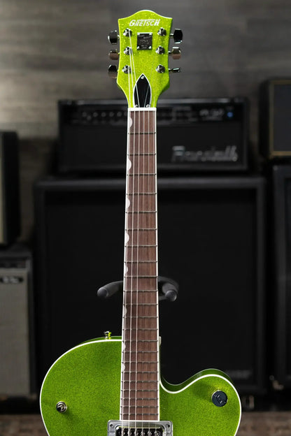 Gretsch G6120T-HR Brian Setzer Signature Hot Rod Hollow Body with Bigsby, Rosewood Fingerboard - Extreme Coolant Green Sparkle with Deluxe Hardshell Case