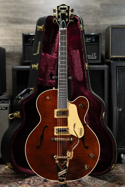Gretsch G6122T-59 Vintage Select Edition '59 Chet Atkins Country Gentleman Hollow Body with Bigsby Electric Guitar - Walnut Stain Lacquer with Hardshell Case