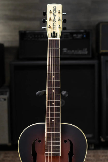 Gretsch G9241 Alligator Biscuit Round-Neck Acoustic/Electric Resonator Guitar - 2-Color Sunburst