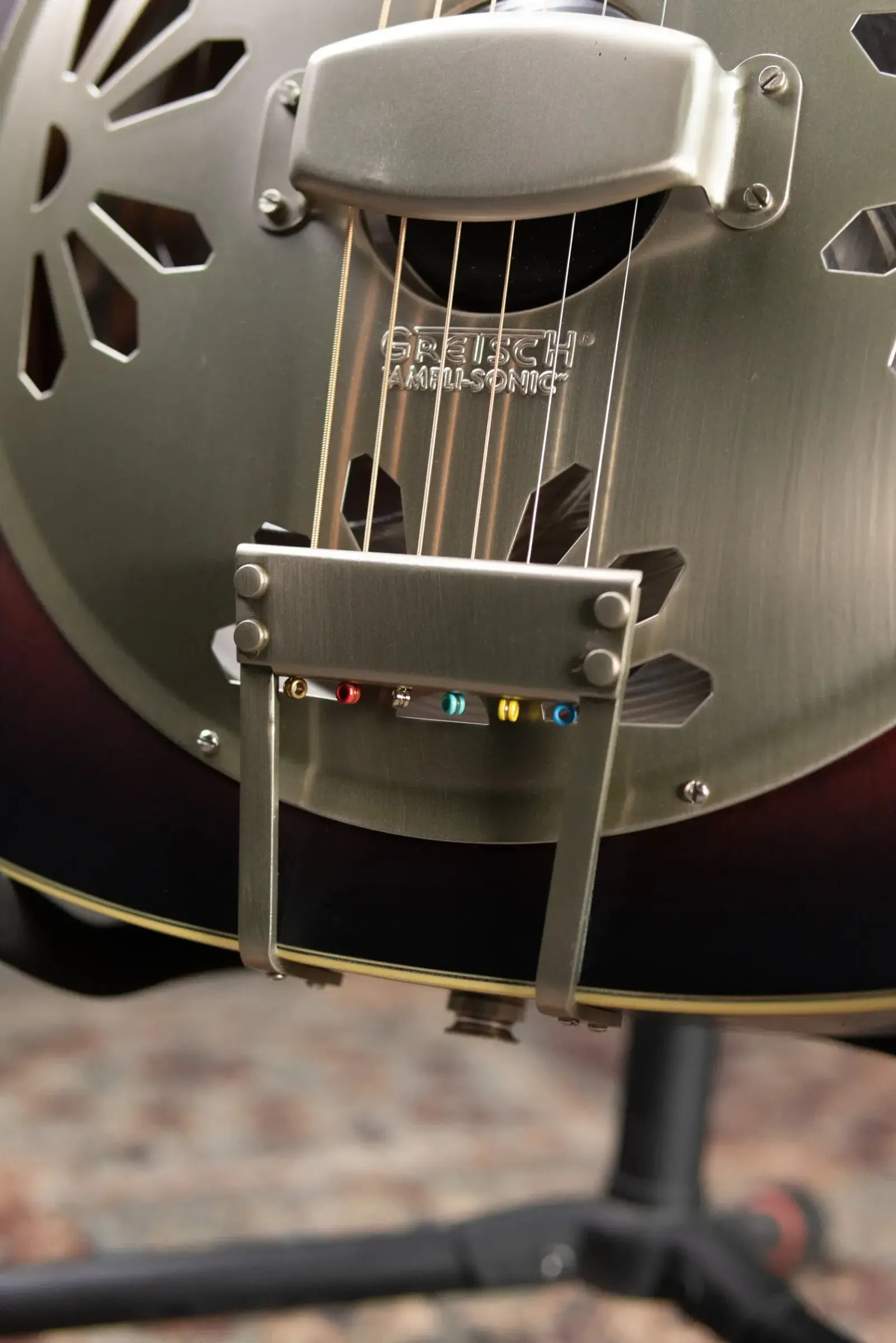 Gretsch G9241 Alligator Biscuit Round-Neck Acoustic/Electric Resonator Guitar - 2-Color Sunburst