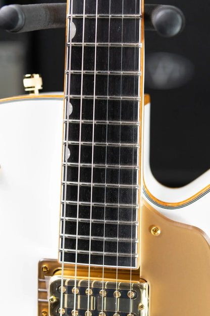 Gretsch Synchromatic Falcon Hollow Body Single-Cut with Bigsby Electric Guitar - Snowcrest White with Hardshell Case