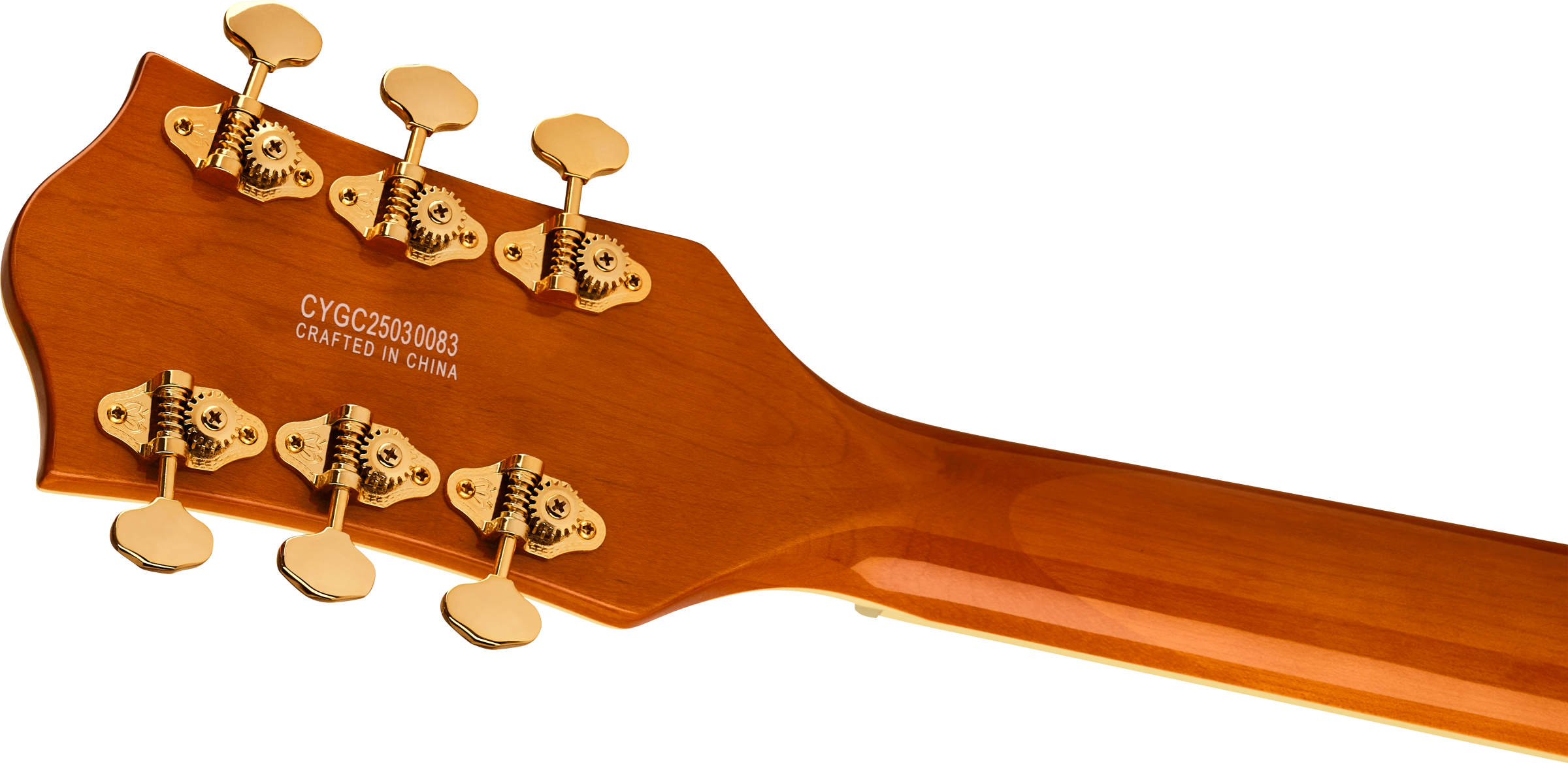 Gretsch Synchromatic Nashville Hollow Body Single-Cut with Bigsby Electric Guitar - 50's Orange Stain with Hardshell Case
