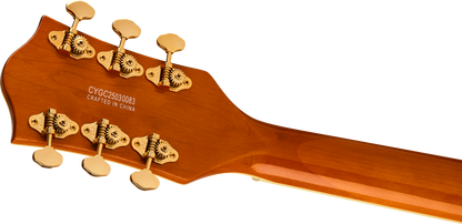 Gretsch Synchromatic Nashville Hollow Body Single-Cut with Bigsby Electric Guitar - 50's Orange Stain with Hardshell Case