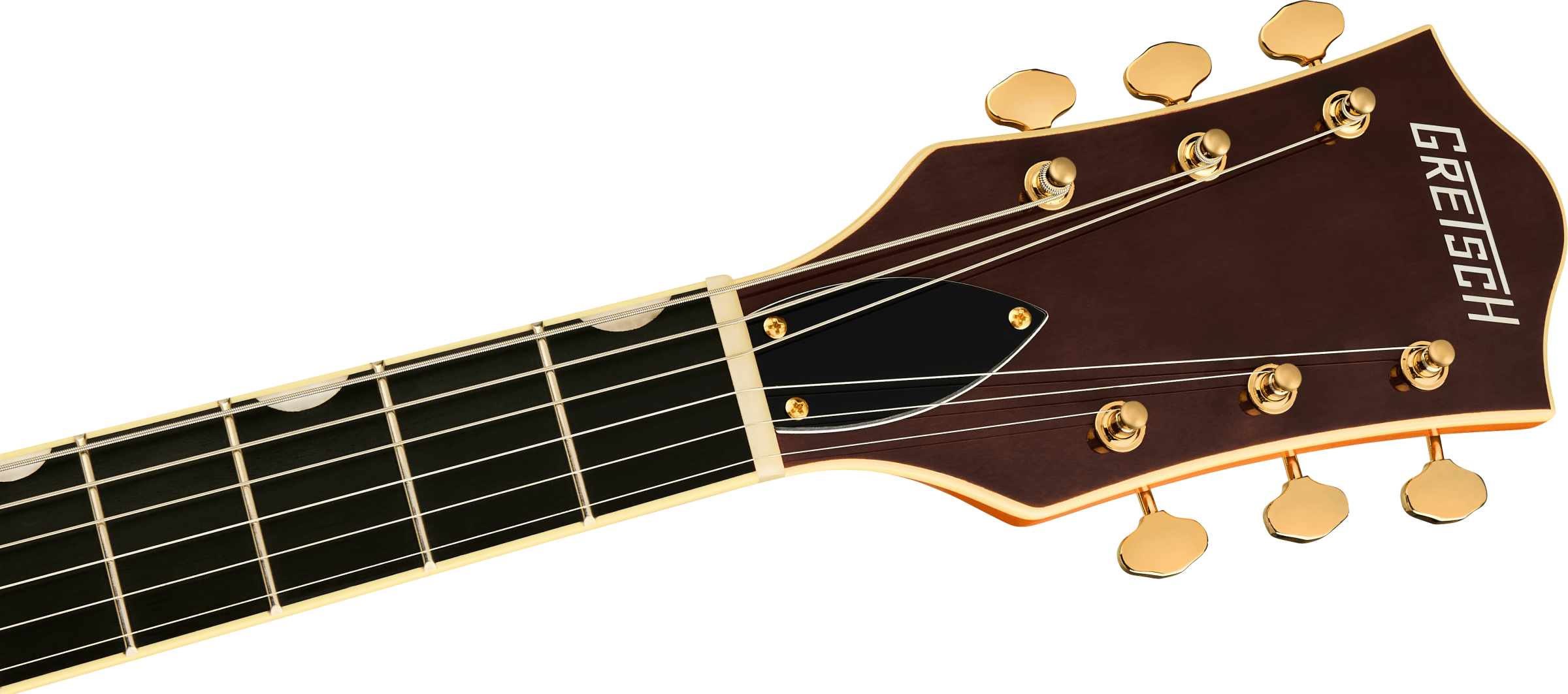 Gretsch Synchromatic Nashville Hollow Body Single-Cut with Bigsby Electric Guitar - 50's Orange Stain with Hardshell Case