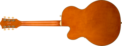 Gretsch Synchromatic Nashville Hollow Body Single-Cut with Bigsby Electric Guitar - 50's Orange Stain with Hardshell Case