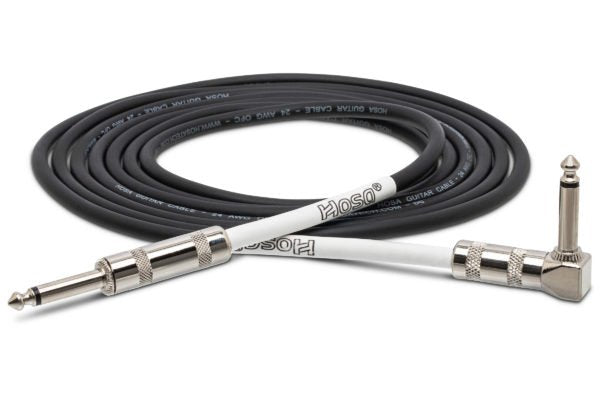 Hosa 5 ft. Instrument Cable Straight to Right Angle GTR 205R