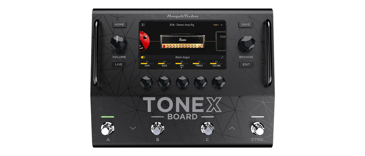 IK Multimedia Tonex Board Multi-effect Unit and Amp Modeler