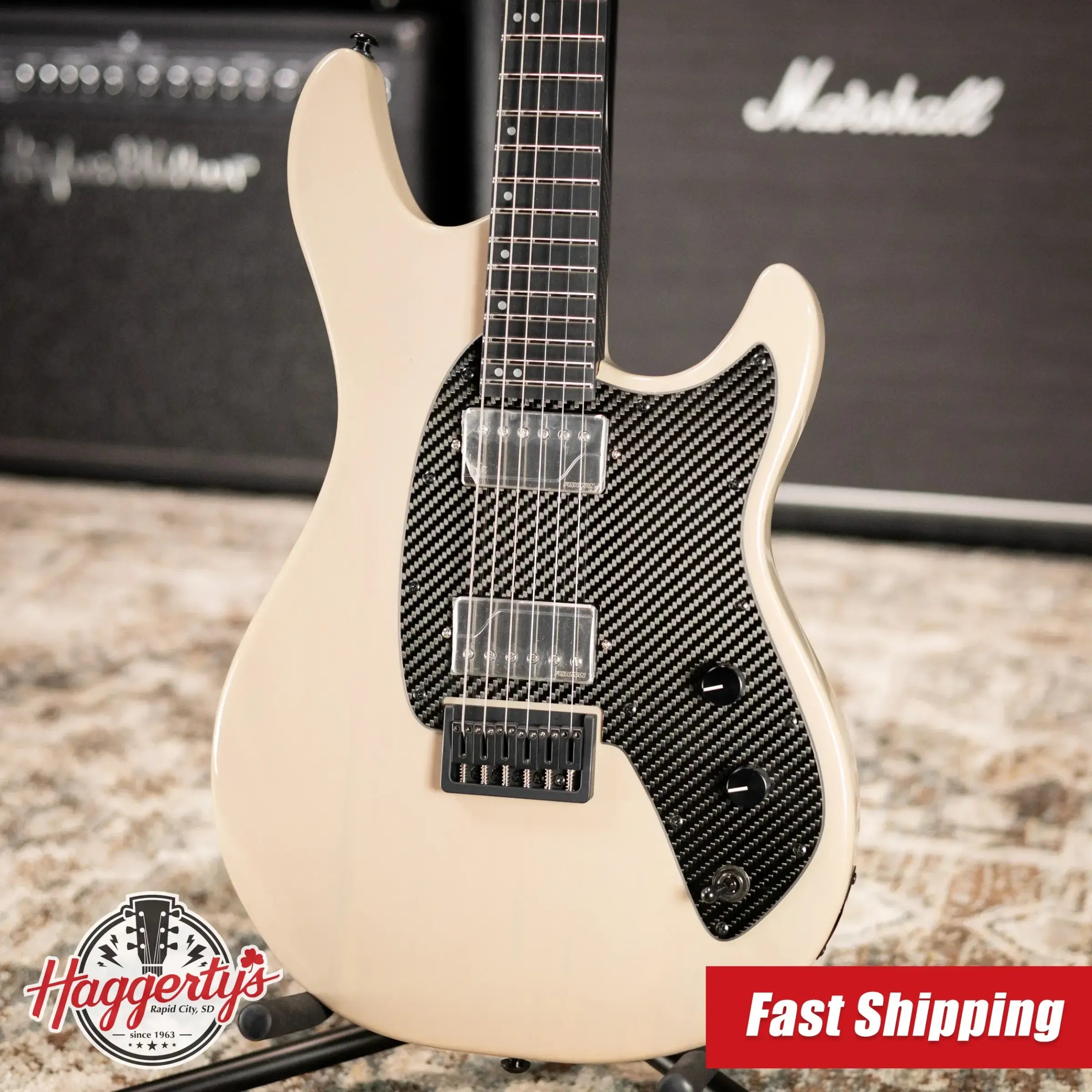 KLOS Custom Series Artemis 24 Fishman Electric Guitar - Feather with Locking Tuners and Gig Bag