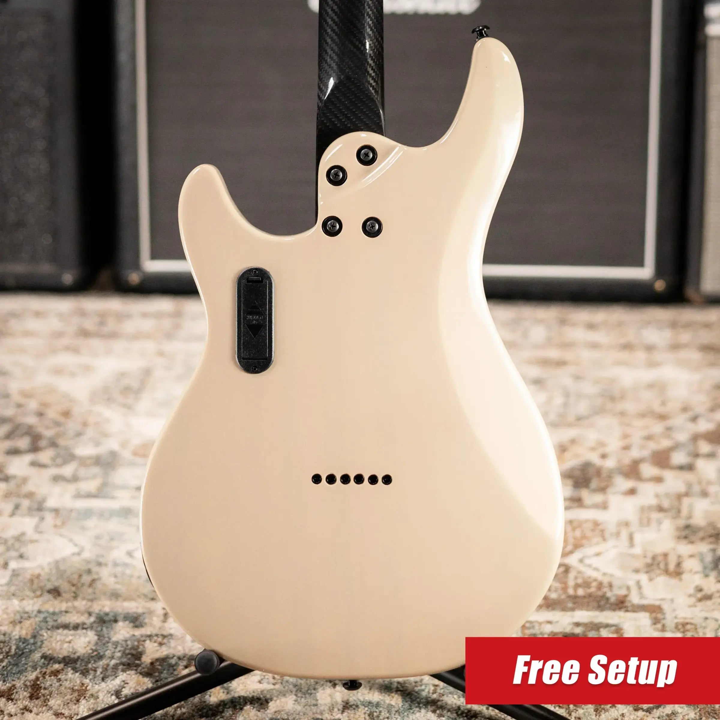 KLOS Custom Series Artemis 24 Fishman Electric Guitar - Feather with Locking Tuners and Gig Bag