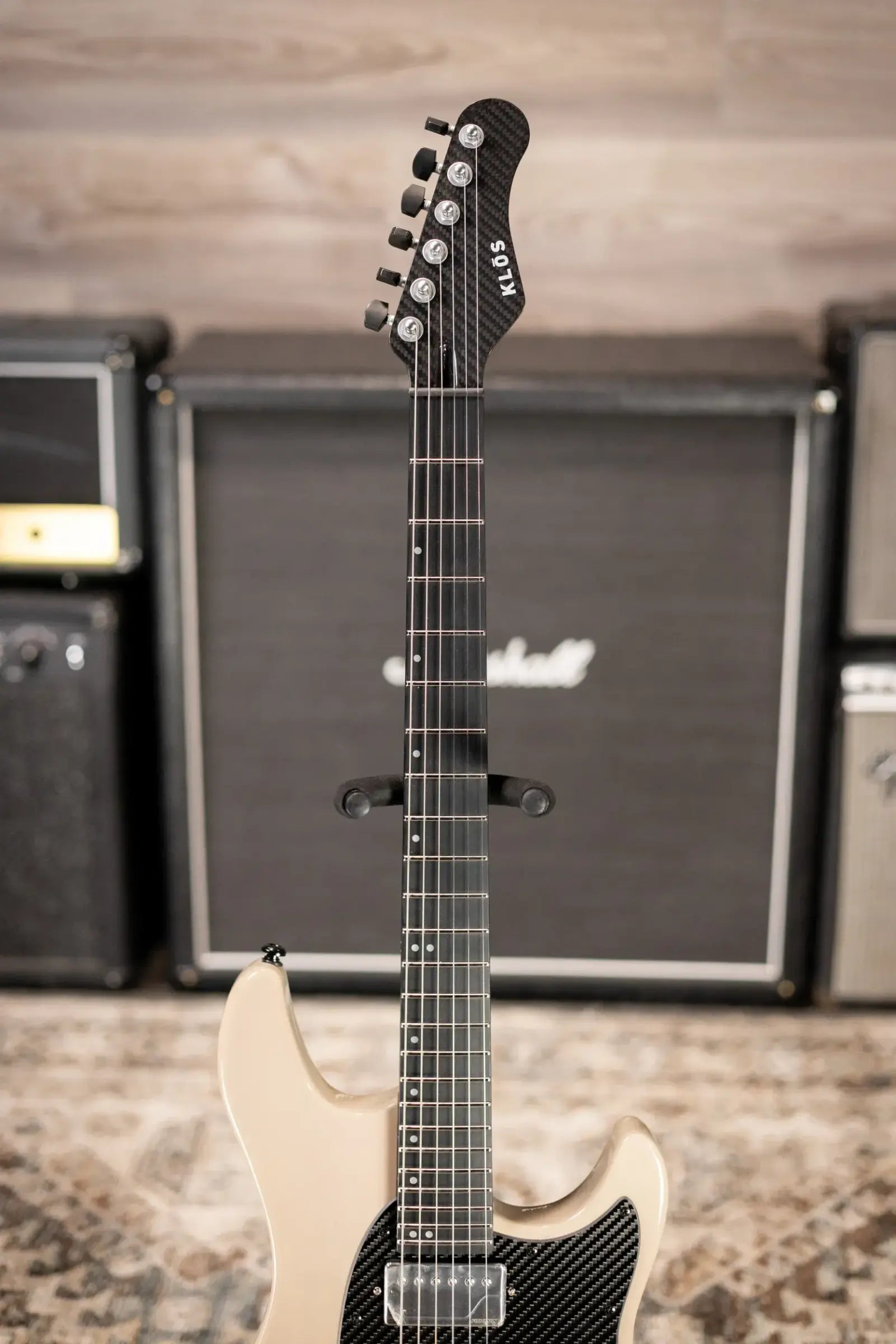 KLOS Custom Series Artemis 24 Fishman Electric Guitar - Feather with Locking Tuners and  Gig Bag