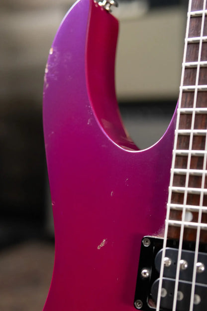 Ibanez 1991 RG570 Electric Guitar - Purple Neon with Hardshell Case - Used