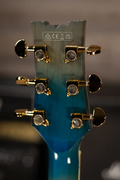 Ibanez AM93QAJBB Artcore Expressionist Semi-Hollow Electric Guitar - Jet Blue Burst