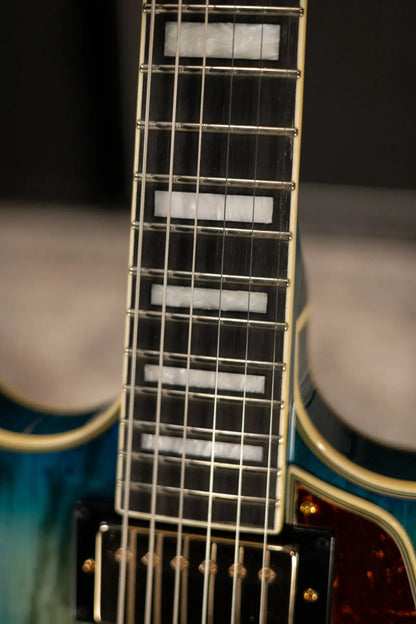 Ibanez AM93QAJBB Artcore Expressionist Semi-Hollow Electric Guitar - Jet Blue Burst
