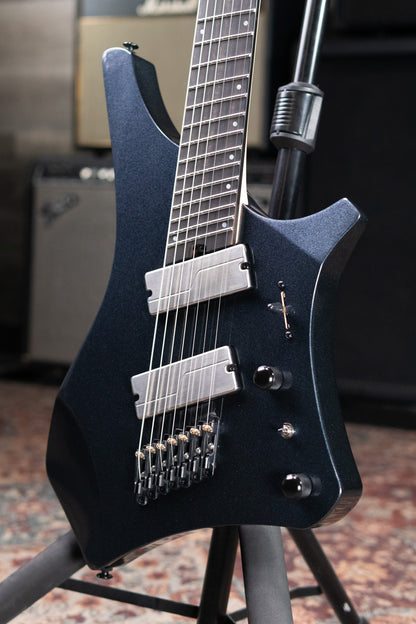 Ibanez Alpha A527 Multi-scale 7-string Electric Guitar - Iron Pewter with Gig Bag