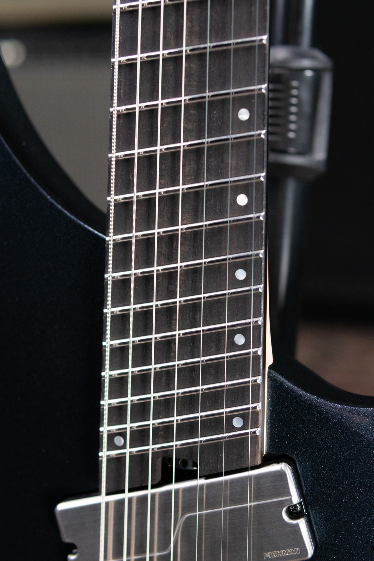 Ibanez Alpha A527 Multi-scale 7-string Electric Guitar - Iron Pewter with Gig Bag