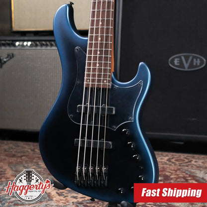 Ibanez Mode MDM1005 5-String Electric Bass Guitar - Midnight Arctic Ocean Matte
