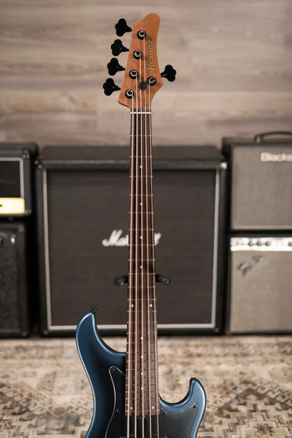 Ibanez Mode MDM1005 5-String Electric Bass Guitar - Midnight Arctic Ocean Matte