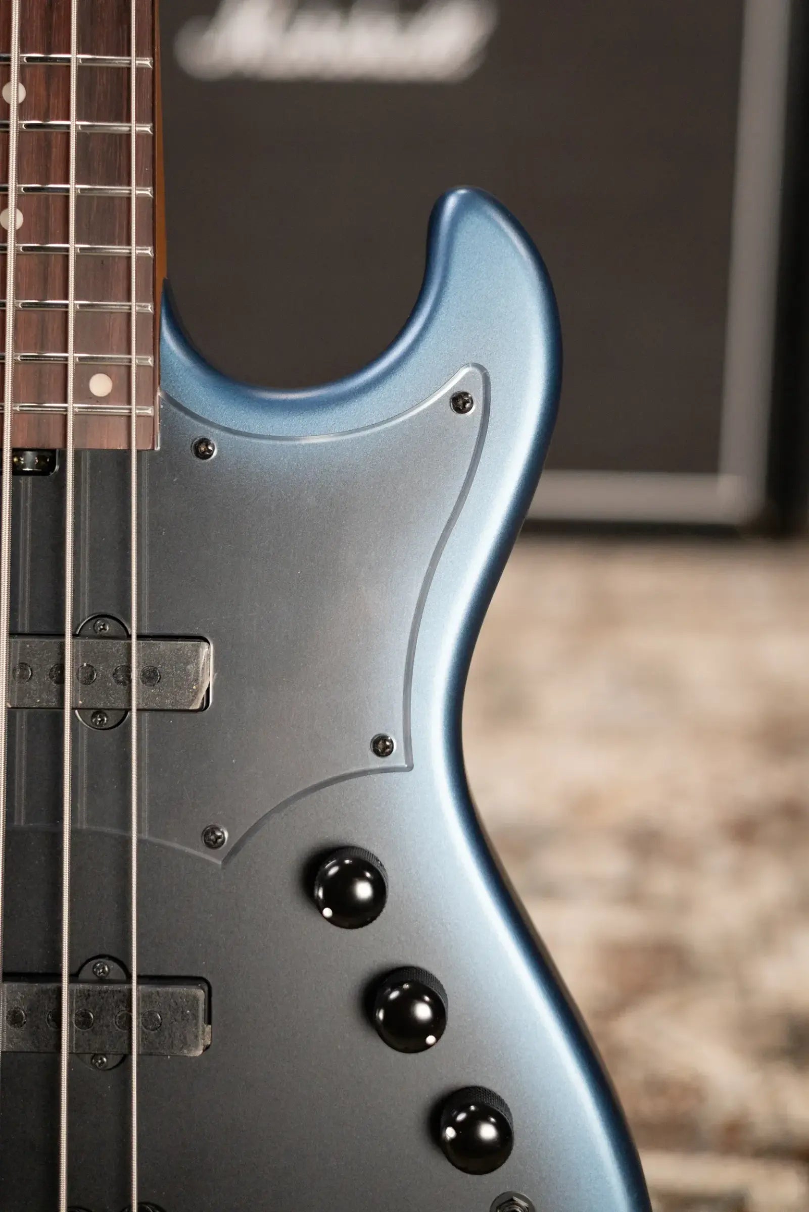 Ibanez Mode MDM1005 5-String Electric Bass Guitar - Midnight Arctic Ocean Matte