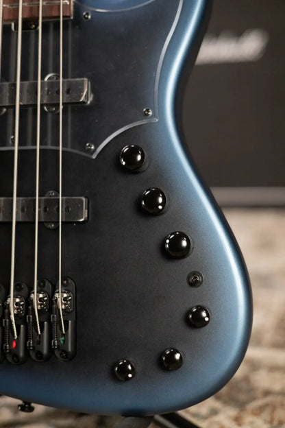 Ibanez Mode MDM1005 5-String Electric Bass Guitar - Midnight Arctic Ocean Matte