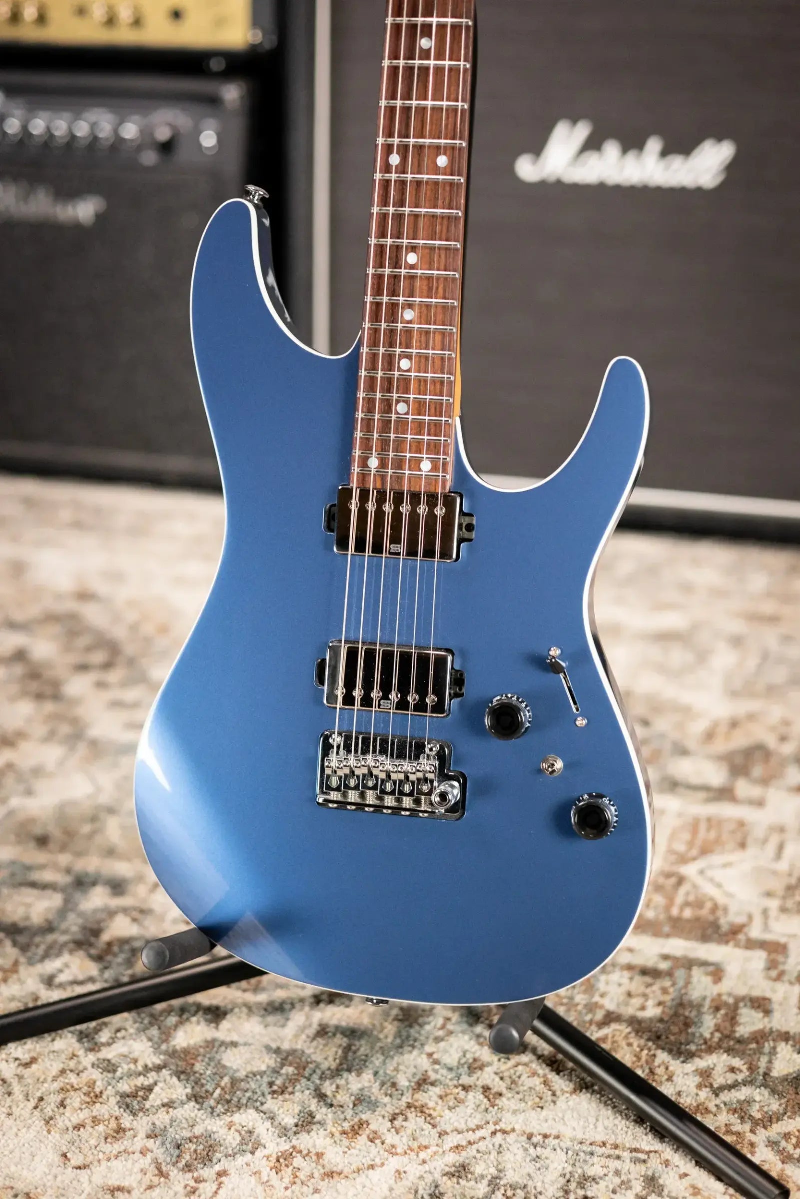 Ibanez Premium AZ42P1 Electric Guitar - Prussian Blue Metallic with Gig Bag - Used