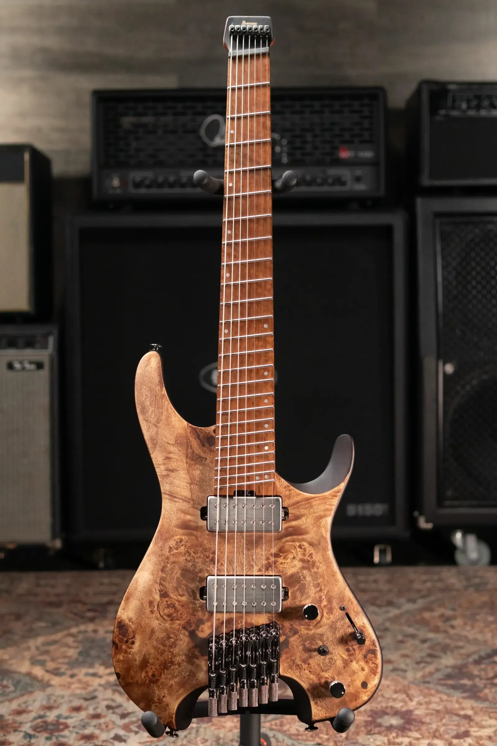 Ibanez QX527PB 7-String Electric Guitar - Antique Brown Stain