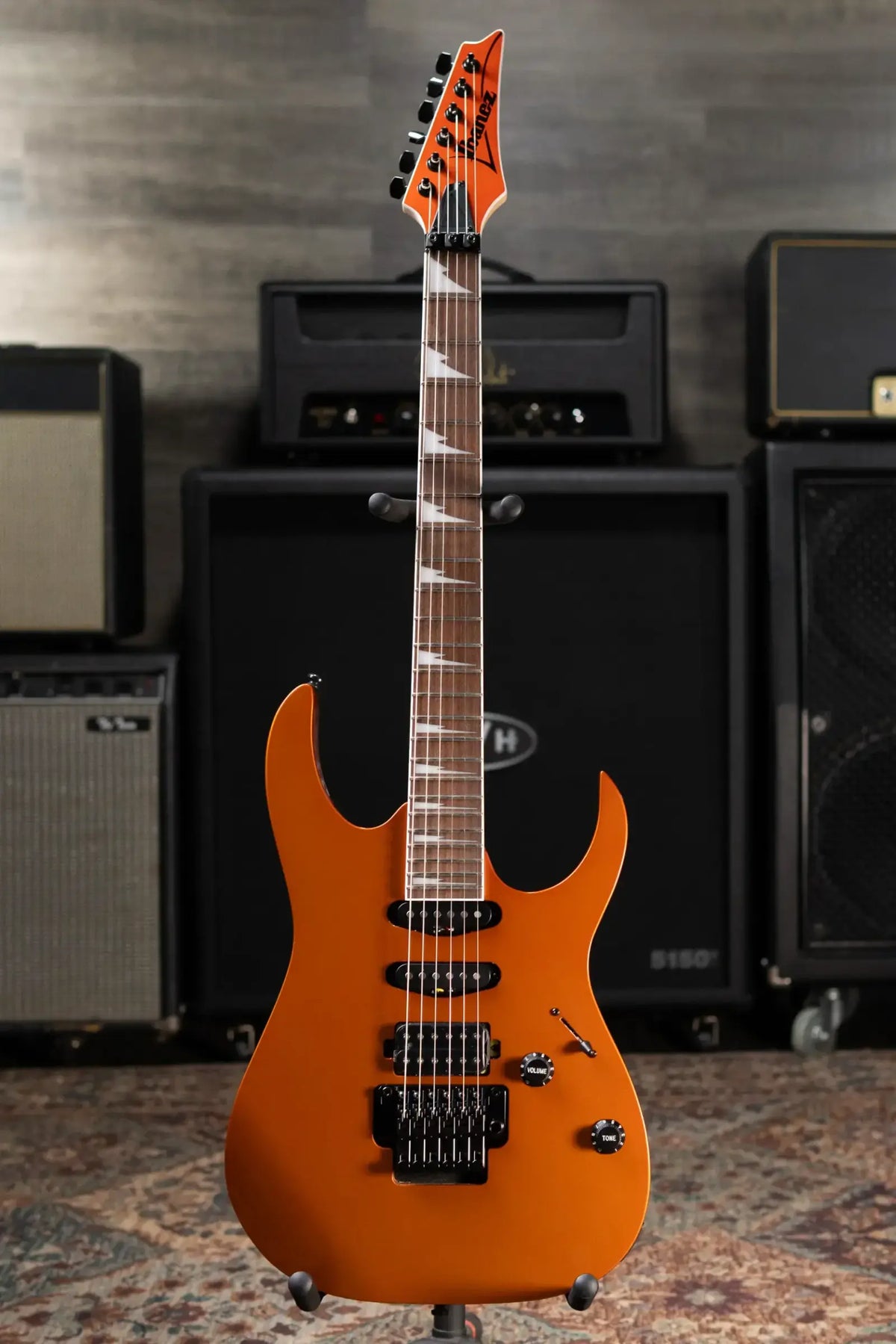 Ibanez RG460DX RG Standard Electric Guitar - Roadster Orange Metallic