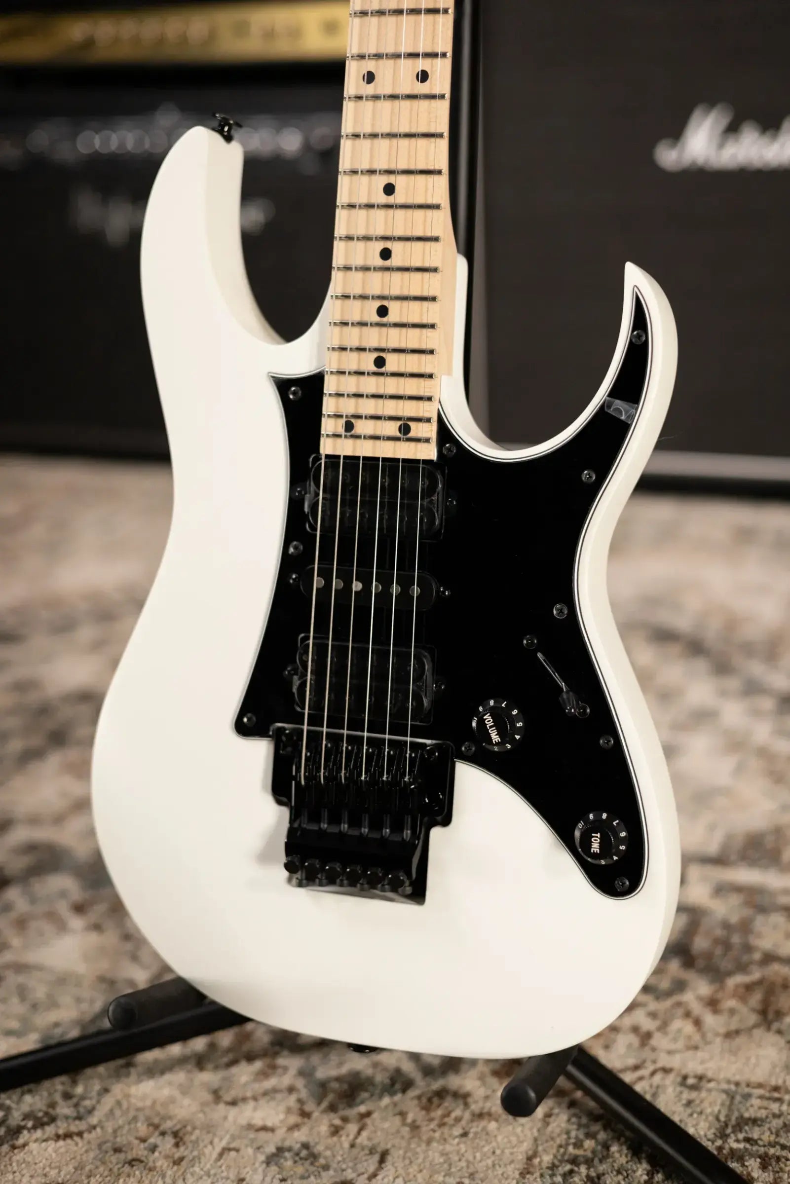 Ibanez RG550 Genesis Collection Electric Guitar - White Flat