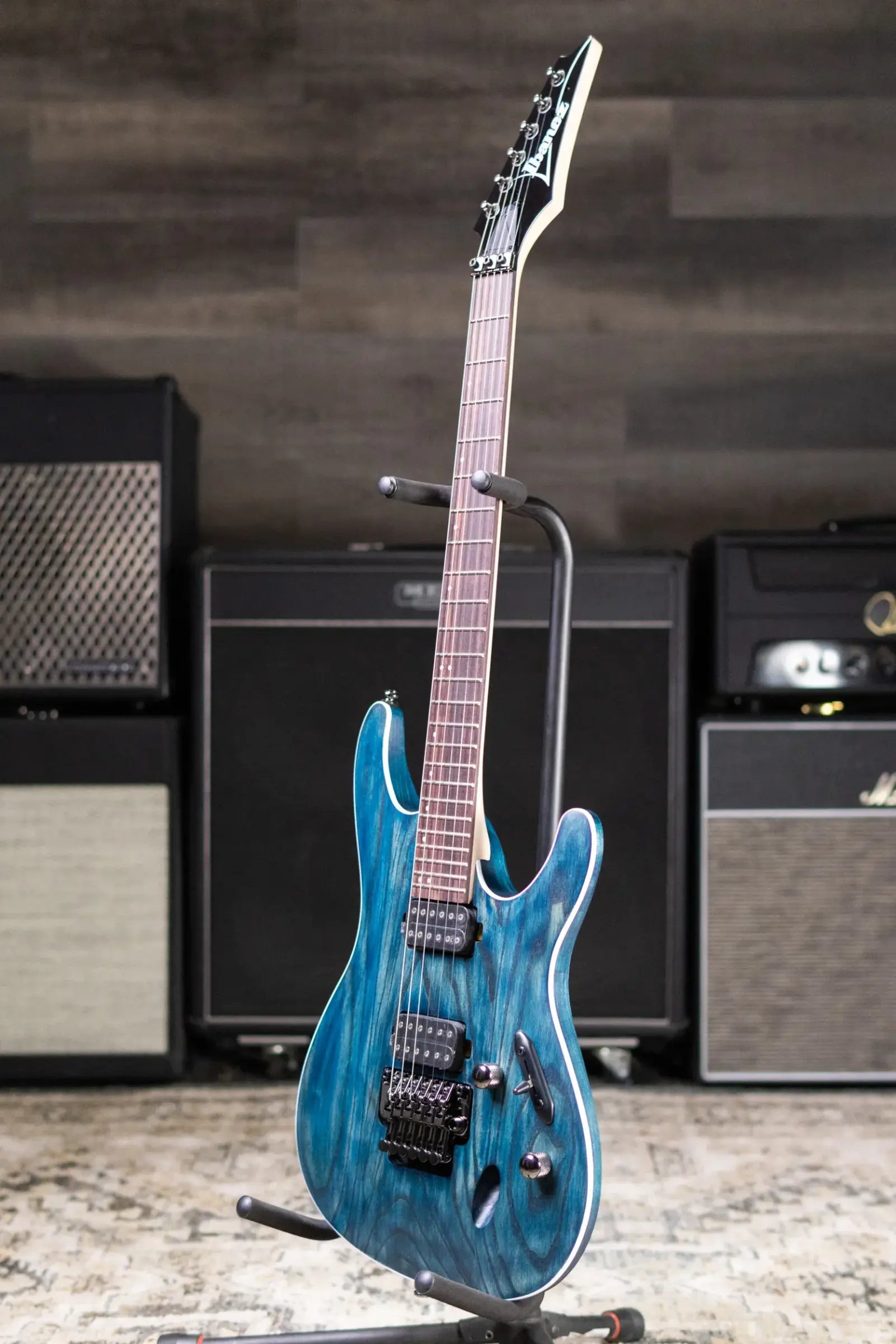 Ibanez S520AH S Standard Electric Guitar - Cosmic Blue Flat
