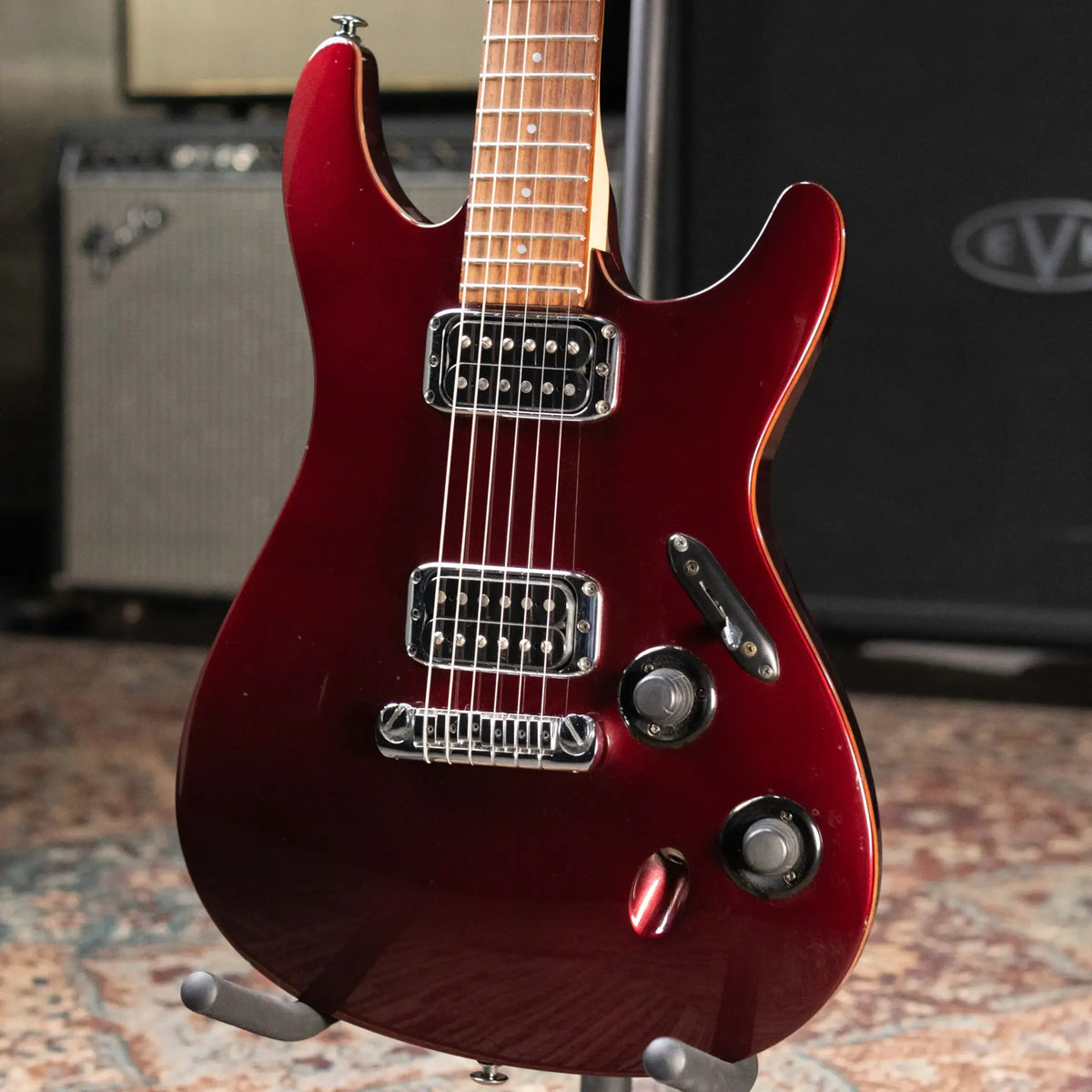 Ibanez S-Classic MIJ Electric Guitar - Black Cherry with Gig Bag - Used