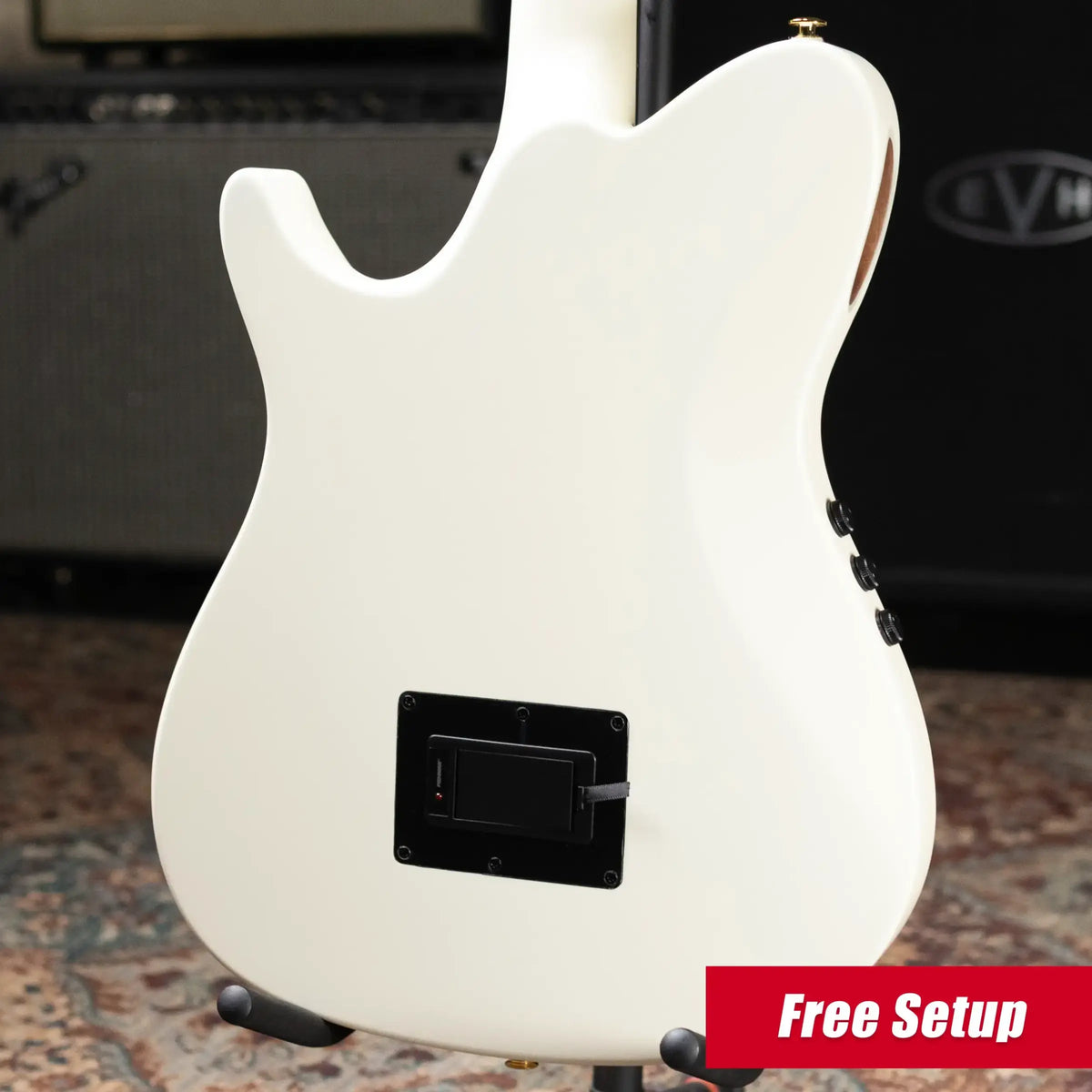 Ibanez TOD100FMN Tim Henson Signature Nylon Electric Guitar - Toasted Marshmallow Matte with Gig Bag