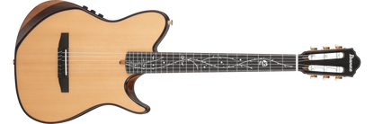 Ibanez TOD100N Tim Henson Signature Nylon Electric Guitar - Natural High Gloss with Gig Bag