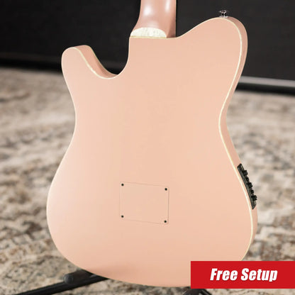 Ibanez TOD10N Tim Henson Signature Nylon Acoustic/Electric Guitar - Pearl Pink Flat