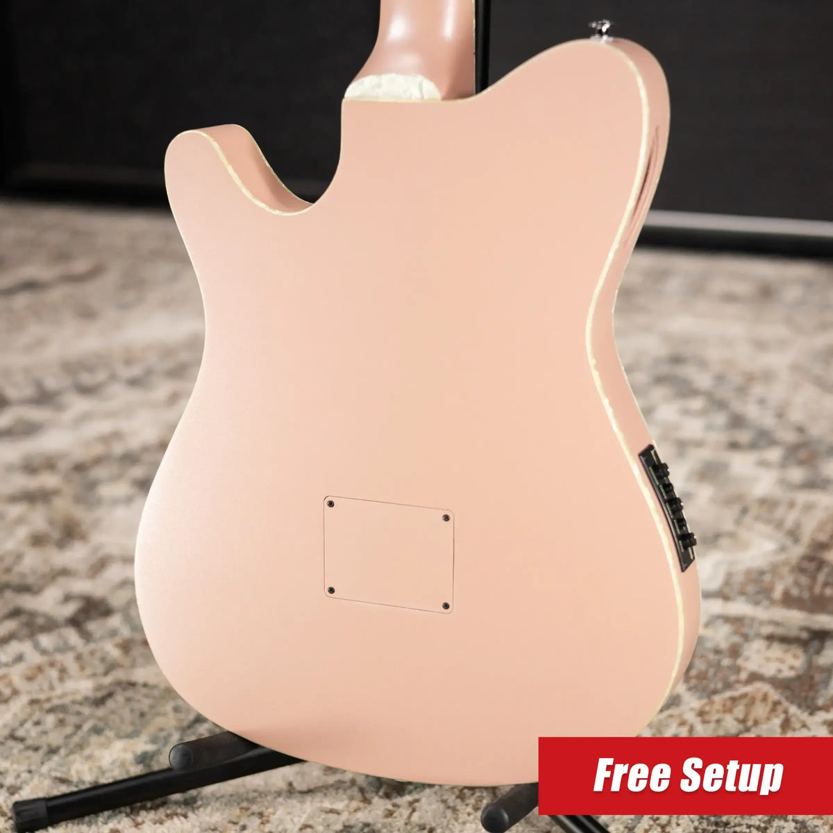 Ibanez TOD10N Tim Henson Signature Nylon Acoustic/Electric Guitar - Pearl Pink Flat