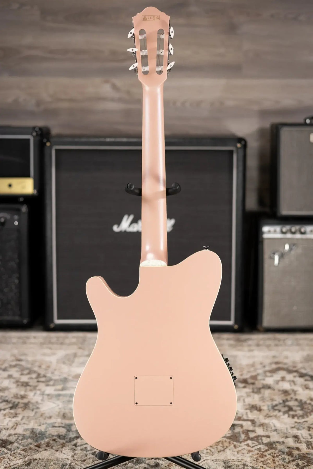 Ibanez TOD10N Tim Henson Signature Nylon Acoustic/Electric Guitar - Pearl Pink Flat