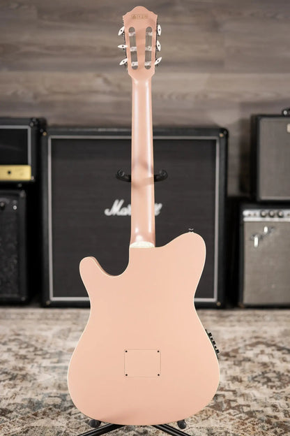Ibanez TOD10N Tim Henson Signature Nylon Acoustic/Electric Guitar - Pearl Pink Flat