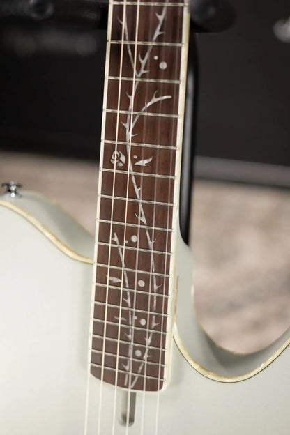 Ibanez TOD10N Tim Henson Signature Nylon Acoustic/Electric Guitar - Silver Metallic Flat