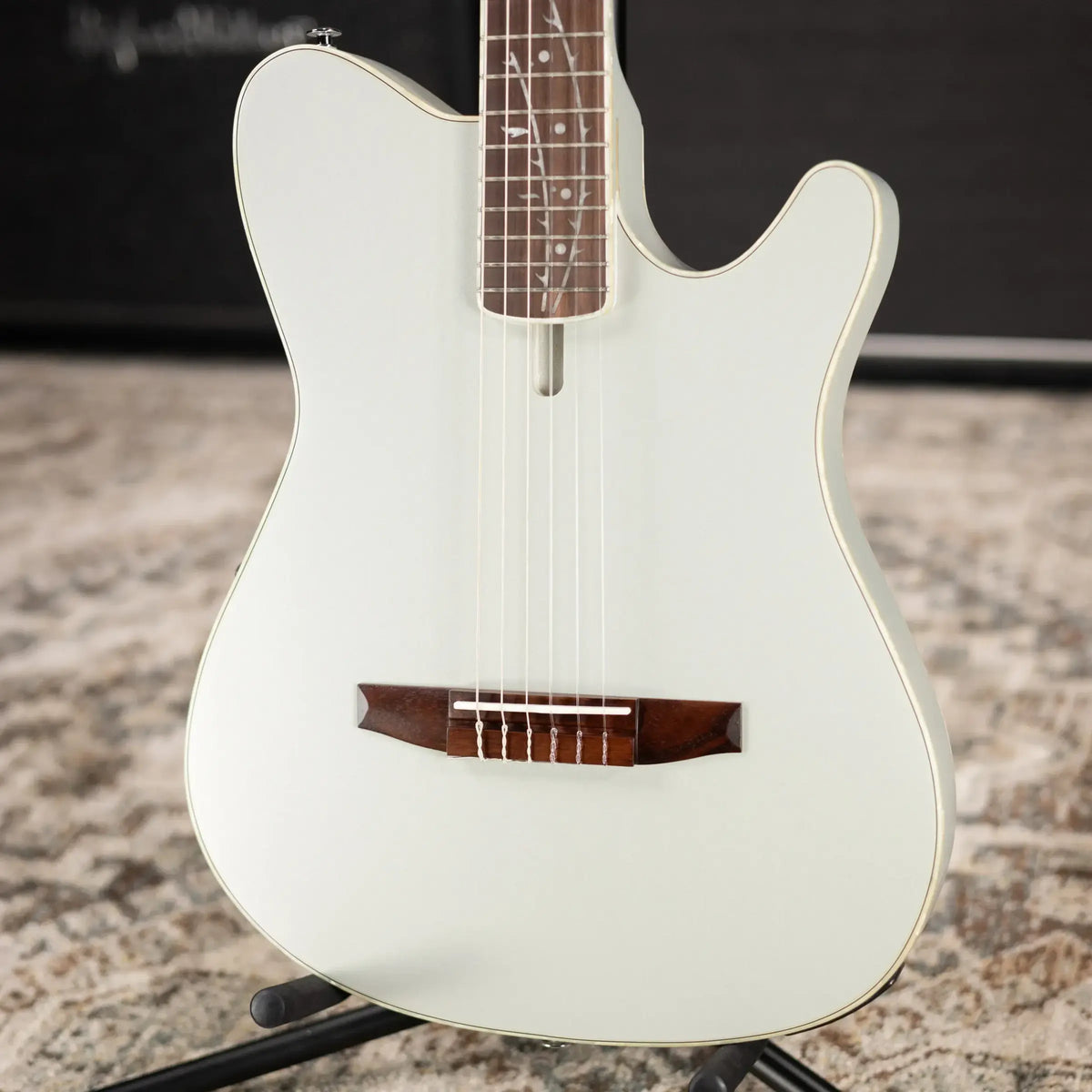 Ibanez TOD10N Tim Henson Signature Nylon Acoustic/Electric Guitar - Silver Metallic Flat