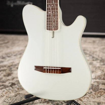 Ibanez TOD10N Tim Henson Signature Nylon Acoustic/Electric Guitar - Silver Metallic Flat