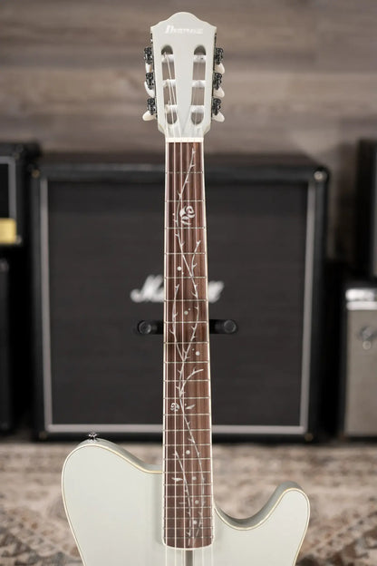 Ibanez TOD10N Tim Henson Signature Nylon Acoustic/Electric Guitar - Silver Metallic Flat
