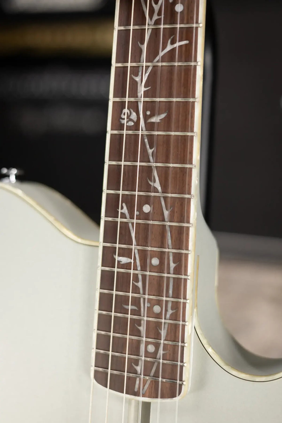 Ibanez TOD10N Tim Henson Signature Nylon Acoustic/Electric Guitar - Silver Metallic Flat