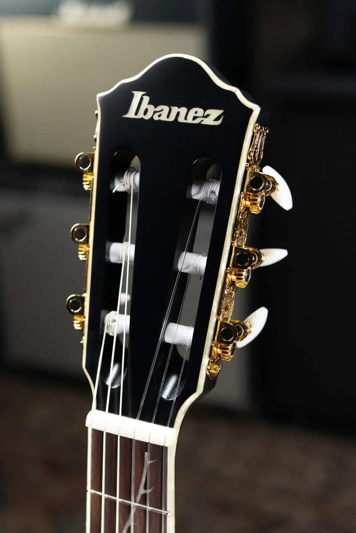 Ibanez TOD20FMN Tim Henson Signature Nylon Acoustic/Electric Guitar - Black Burst Fade Low Gloss