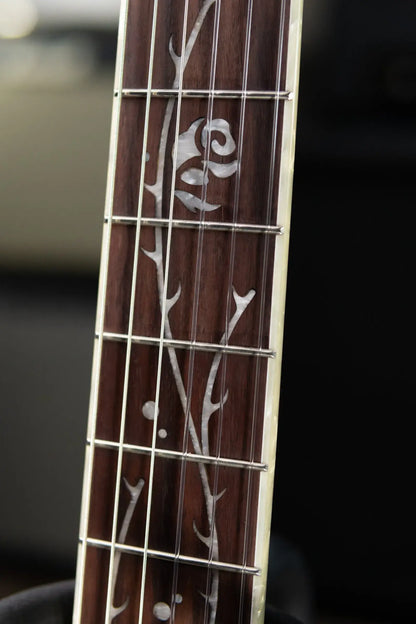 Ibanez TOD20FMN Tim Henson Signature Nylon Acoustic/Electric Guitar - Black Burst Fade Low Gloss