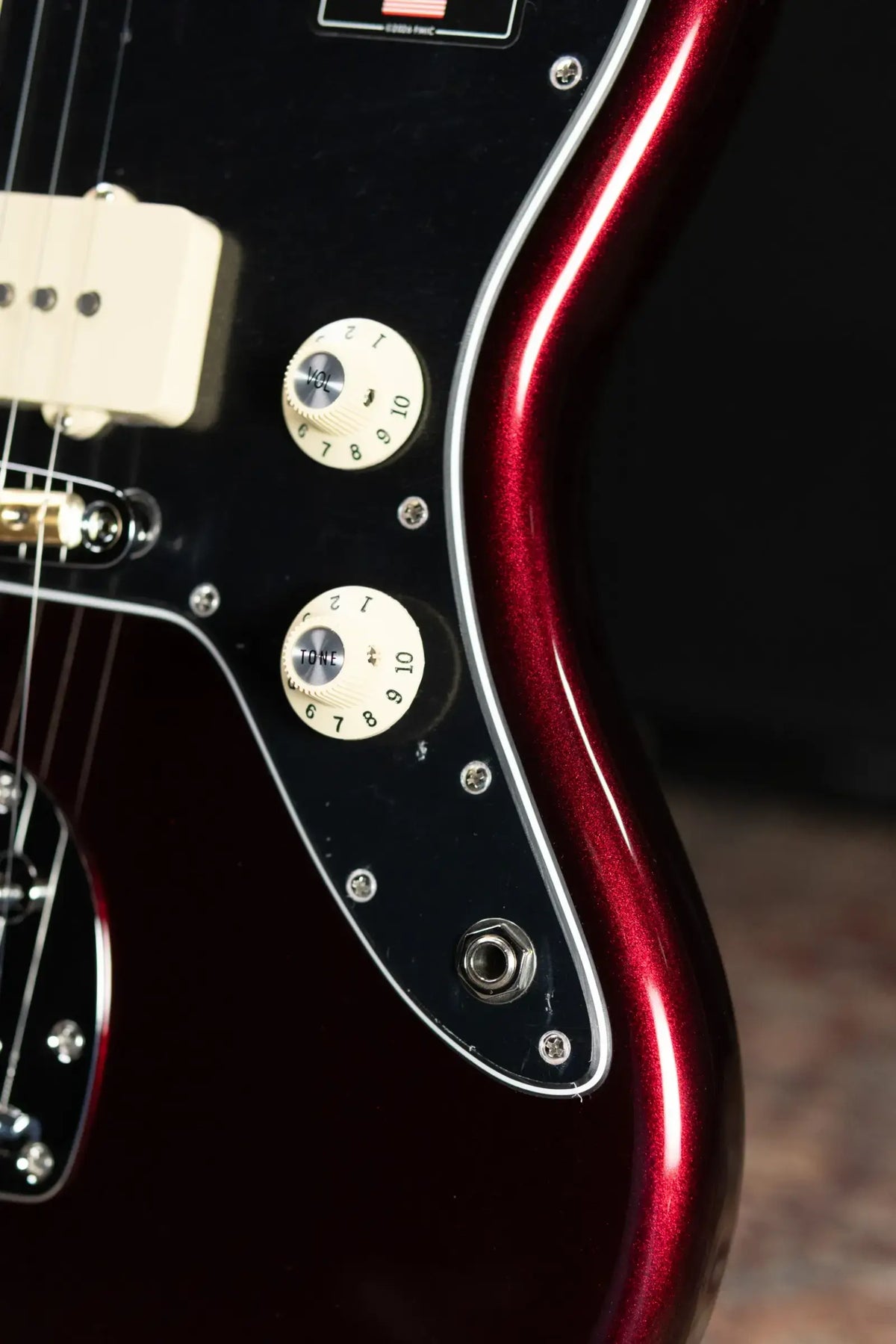 Fender American Professional Jazzmaster Electric Guitar - Oxblood with Hardshell CaseE