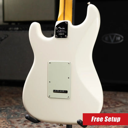 Fender American Professional Stratocaster HSS Electric Guitar - Olympic White with Hardshell Case