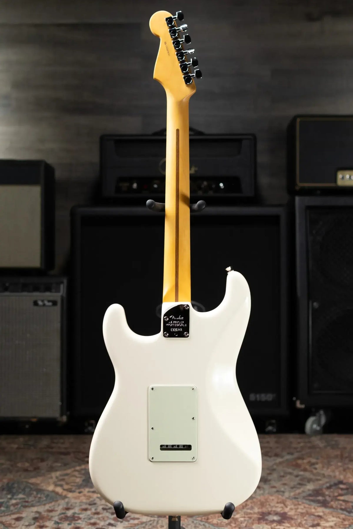 Fender American Professional Stratocaster HSS Electric Guitar - Olympic White with Hardshell Case